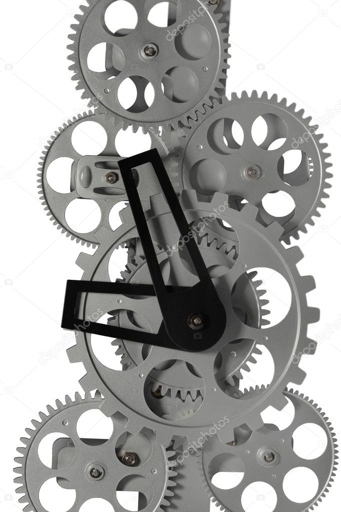 Metal clock mechanism