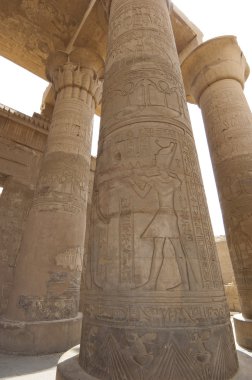 kom ombo Tapınağı sütunlar