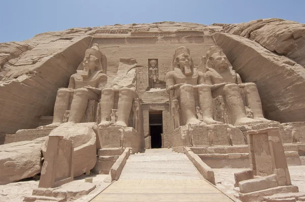 Entrada al Templo de Abu Simbel — Foto de Stock