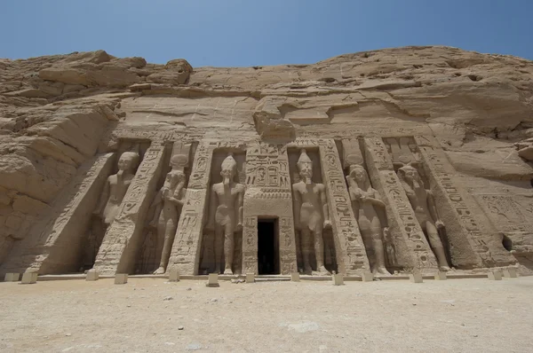 Templo de Nefertari em Abu Simbel — Fotografia de Stock