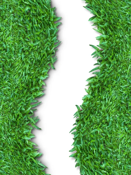 Grönt gräs isolerade — Stockfoto