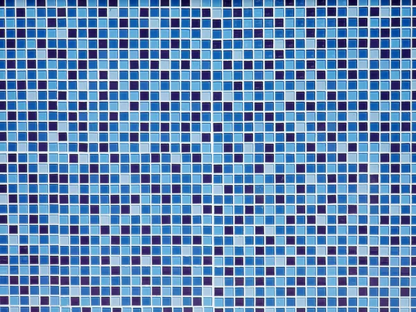 Brillante pared de cerámica azul — Foto de Stock