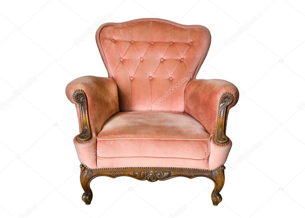 Luxury vintage arms chair