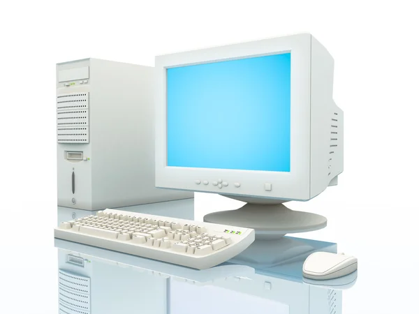 Close-up do computador — Fotografia de Stock
