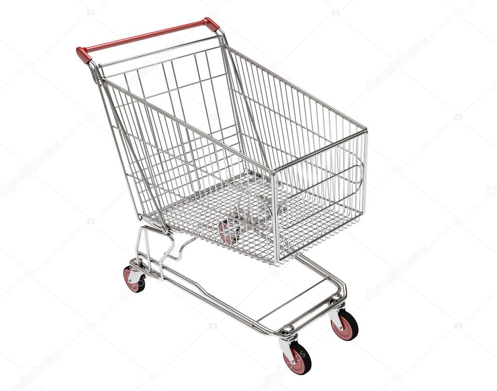 Shopping carts isolated