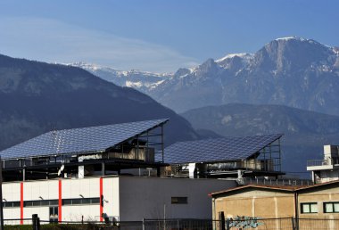 Solar panels clipart