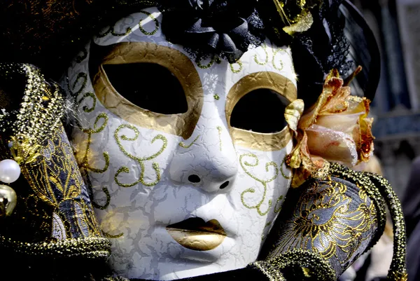 stock image Ornate carnival masks typical of Venice