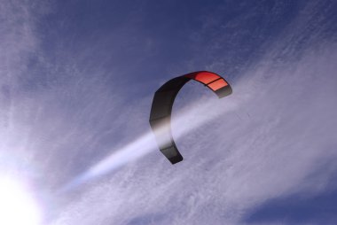 Kitesurf clipart
