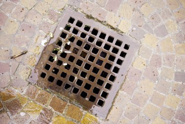 Sewer lid clipart