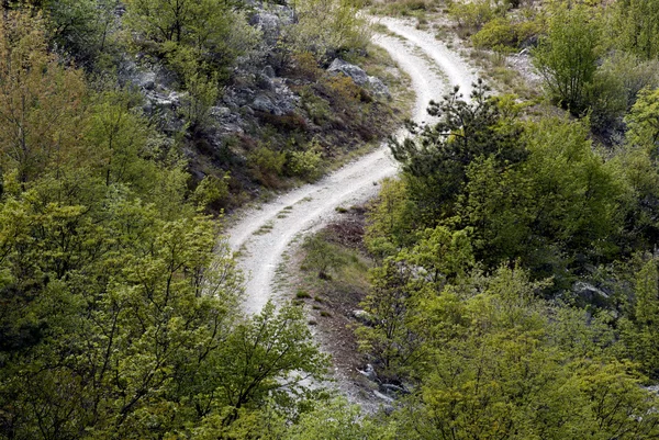 Грязная дорога в Долине Смерти — стоковое фото