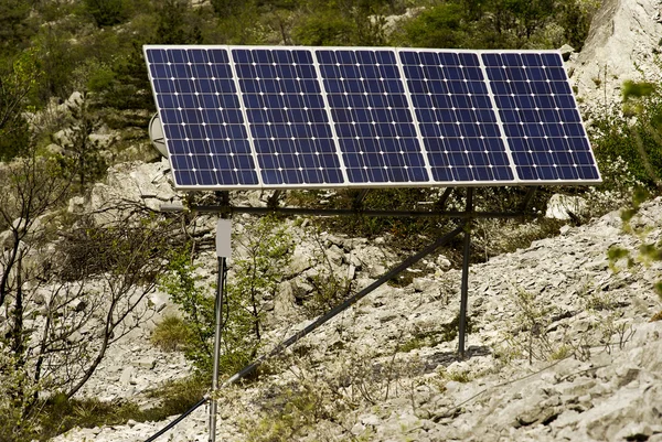 Detalle panel solar — Foto de Stock
