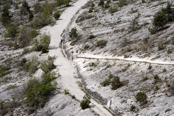 Estrada da sujeira em Death Valley — Fotografia de Stock