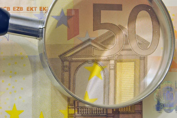 Евро в Европе — стоковое фото