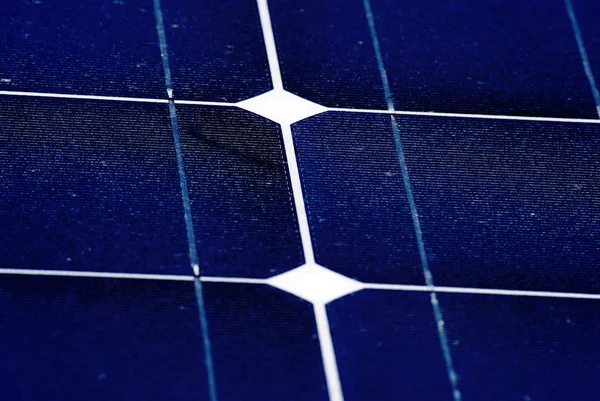 Detalhe do painel solar — Fotografia de Stock