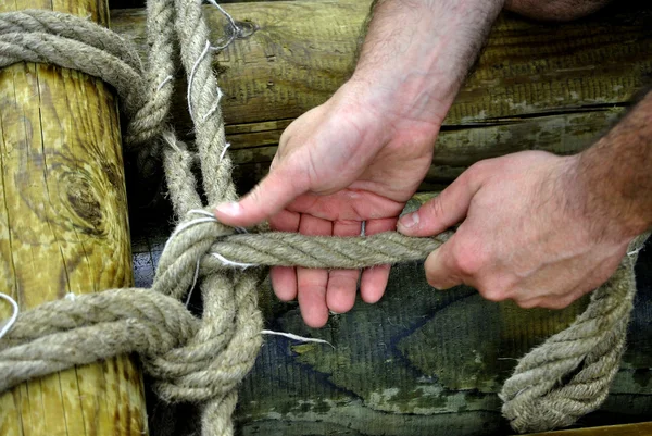 stock image Hemp rope