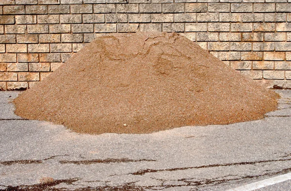 Строительство песка — стоковое фото