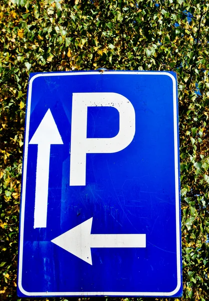 Indicação do estacionamento — Fotografia de Stock