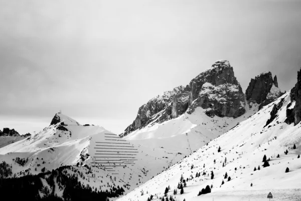 Dolomitas no inverno — Fotografia de Stock