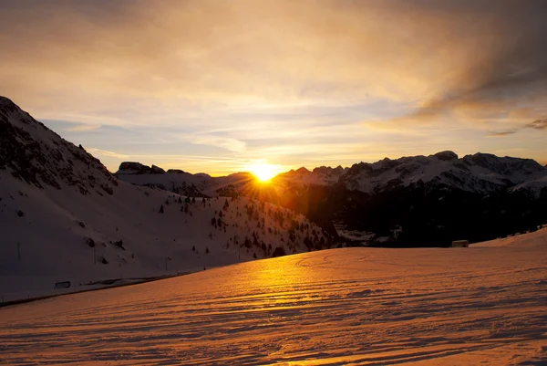 Puesta de sol alpina —  Fotos de Stock