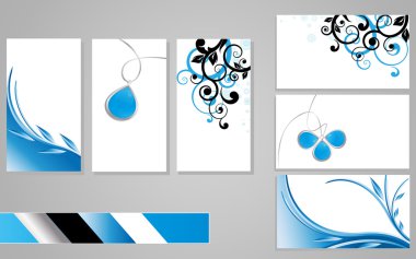 Business cards 3 clipart