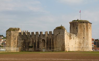 Ancient castle in Trogir, Croatia clipart