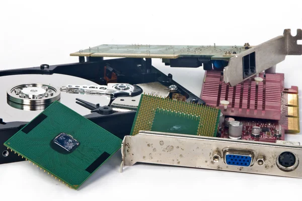 Lixo de hardware mau — Fotografia de Stock
