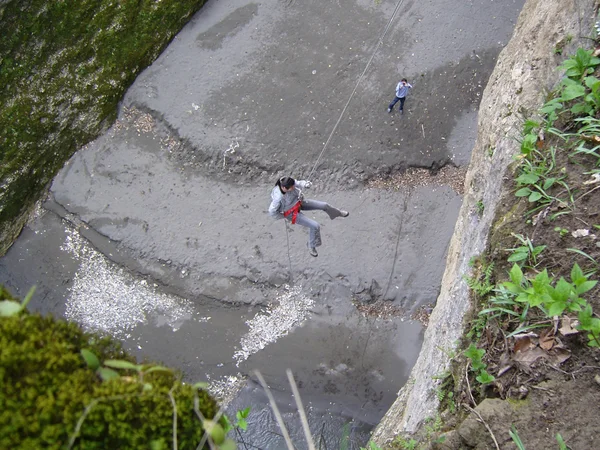 Rock-climbing — Stock fotografie