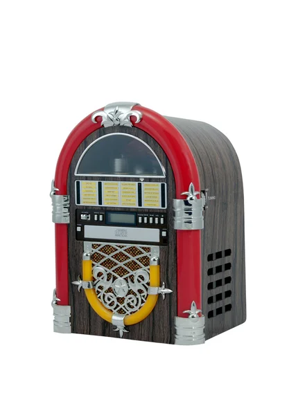 Jukebox on white background Stock Picture