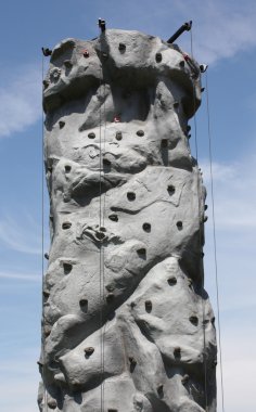 Climbing Wall. clipart