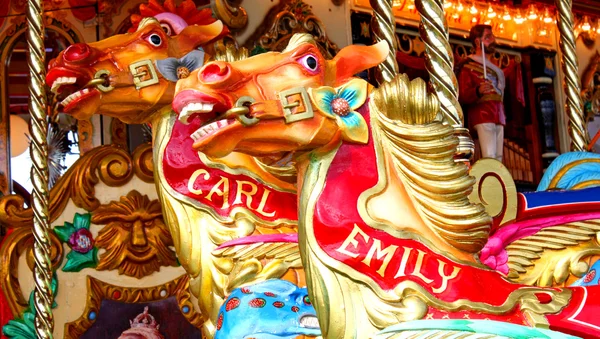 Carousel Horses. — Stock Photo, Image