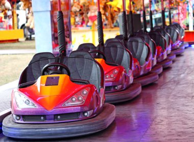 Dodgem Cars. clipart