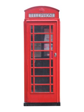 Telephone Box. clipart