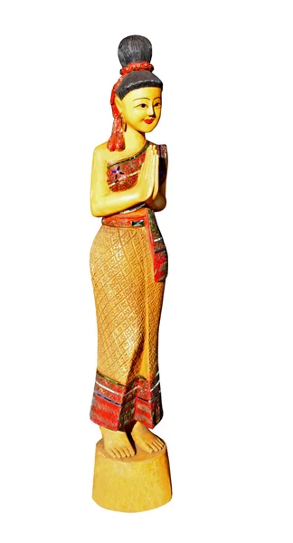 Wooden Statue. — Stock Photo, Image