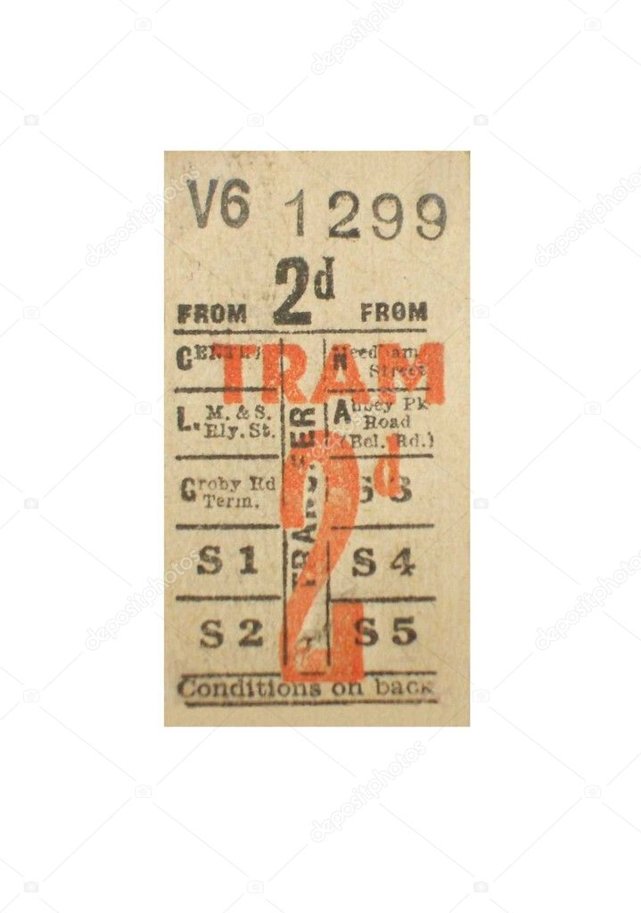 Tram Ticket.