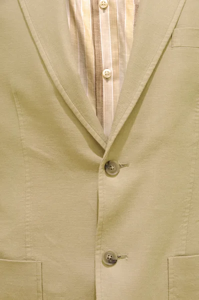 Detalhe do terno com camisa — Fotografia de Stock