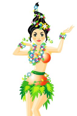 Hula Dancer clipart