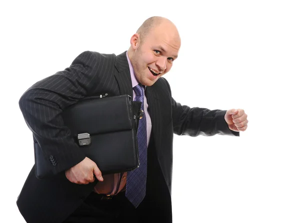 Uomo d'affari con portafoglio . — Foto Stock