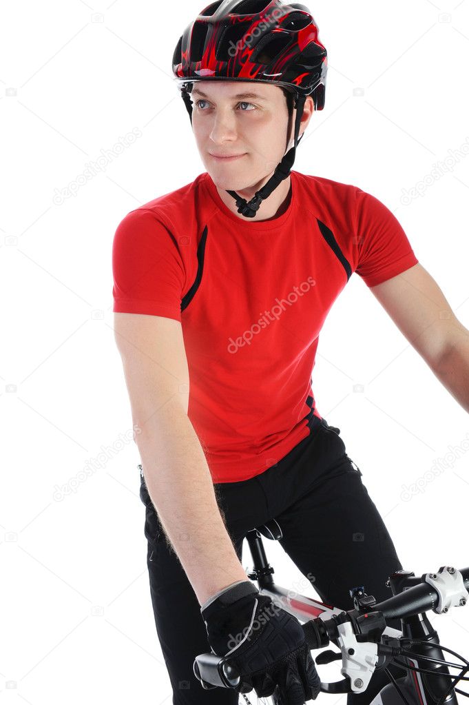 Portrait of a bicyclist
