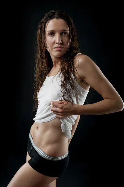 運動若い女性 — ストック写真