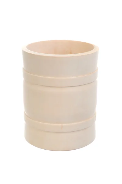 Image of a wooden beer mug — Stock Photo, Image