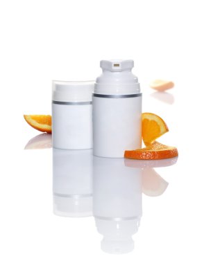 Blank cosmetics containers clipart