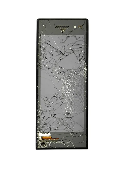 Skadade smart telefon. — Stockfoto