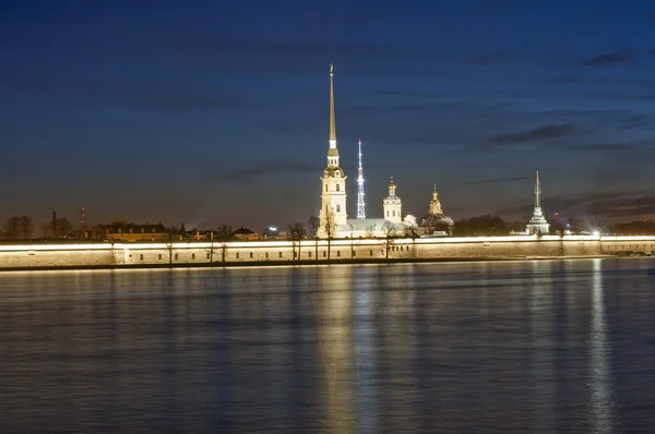 The Peter and Paul Fortress in St.-Petersburg — Stock Photo, Image