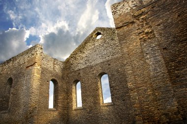 Ruins of a church in South Glengarry, Ontario clipart