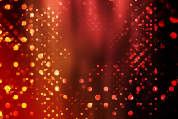 stock image Red background with yellow bright specks of light