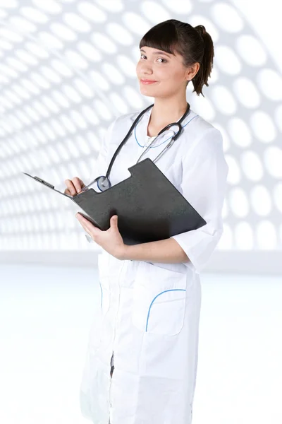 Moderne Büro junge Mädchen Arzt — Stockfoto