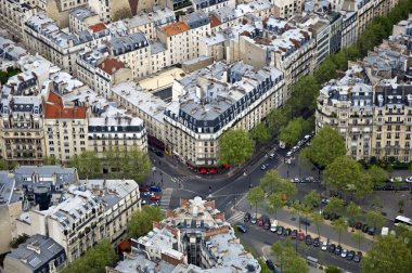 Paris'in merkezinde