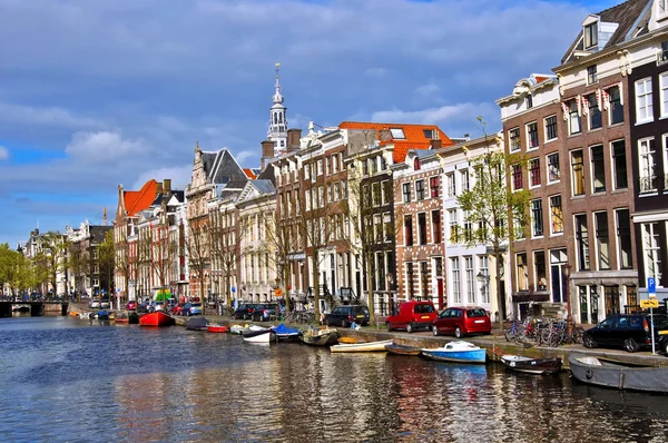 Classical Amsterdam view — Stock Photo, Image