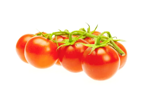 Ein Bund Tomaten isoliert auf weiß — Stockfoto