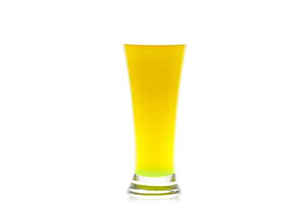 Апельсиновий коктейль ізольований на білому — стокове фото